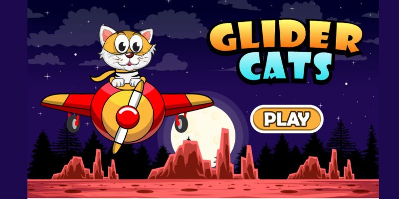 Screen capture of the game Glider Cats Words
Photo source: kidztype.com